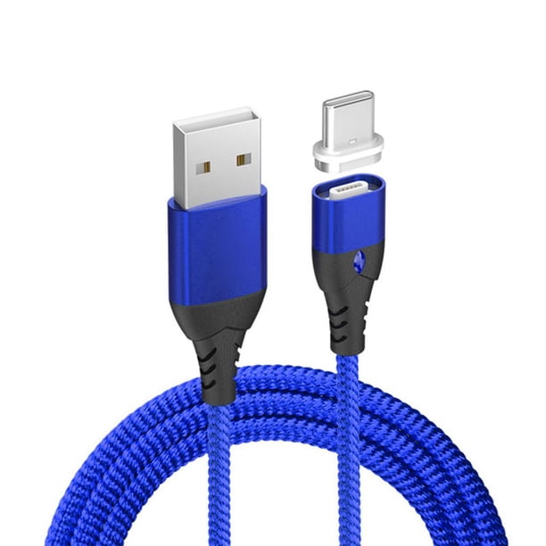 Línea de cable de carga magnética Micro USB Tipo C Reemplazo del adaptador de cargador rápido con imán de 8 pines para iPhone / iPad / Xiaomi / Huawei / Samsung kenally DZ5596-11B