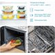 thumbnail image 5 of Vtopmart Juego de Recipientes de Vidrio Herm&eacute;ticos, Meal Prep, Almacenamiento de Alimentos Con Tapa Herm&eacute;tica, para microondas, congelador y lavavajillas, sin BPA (8pack-Verde), 5 of 7