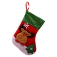 thumbnail image 2 of Fiudx Ofertas del día NUEVO Árbol de Navidad colgante para decoración de fiestas, medias de Papá Noel, calcetines tejidos, bolsas de regalo para dulces, 2 of 4