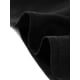 thumbnail image 5 of INSPIRE CHIC Vestido Mini A-Line de Verano con Volantes Texturizados para Mujeres Negro M, 5 of 6