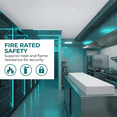 thumbnail image 6 of Bibana 10-Pack 2x4 ft Smooth White PVC Drop Ceiling Tiles – Waterproof, Fire-Rated, 5mm Thick for 15/16" Grid Systems, Reusable Ceiling Panels (80 sq ft), 6 of 14