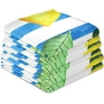 thumbnail image 7 of Lemons Blue White Striped Tea Towels Set of 6 Watercolor Kitchen Dish Cloth with Hanging Loop, 18"x28"Lint-Free Absorbent Towel for Kitchen Drying Wiping and Cleaning, 7 of 7