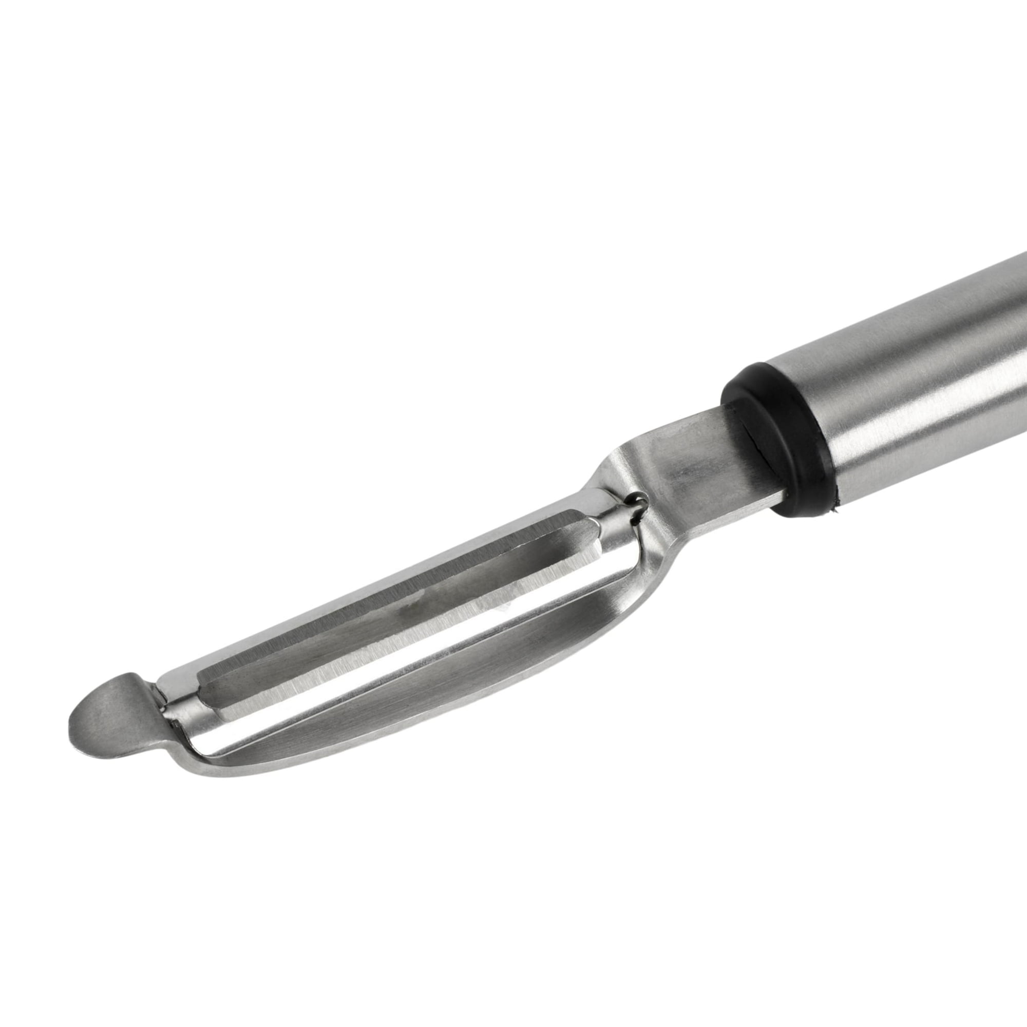 GoodCook Gourmet Swivel Peeler, Stainless Steel Built-In Potato Eye Remover With Protective Shield