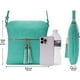 thumbnail image 4 of Solene Bolso Bandolera Mediano Ligero para Mujer con Borla, Bolsos Bandolera de Tamaño Perfecto para Uso Diario, Viajes, 4 of 5