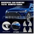 thumbnail image 6 of Halloween Monster Car Fangs, Vehicle Grille Tooth, Bumper Tooth Decor Vampire Car Ornament, DIY Car Decoration for Car, Truck, Easily Mounted On Vehicle Front Grille (2.36×3.14", White-2Pcs), 6 of 6