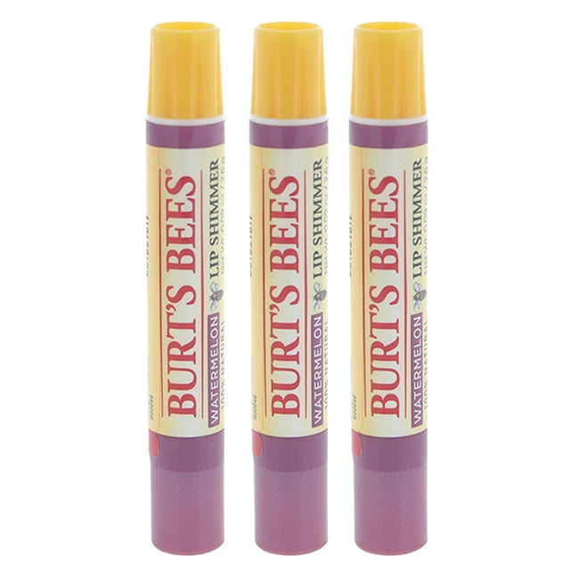 Burt’s Bees Lip Shimmer, Caramel – 4er Pack, Je 2,7 Ml, Pflegender Lipgloss