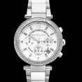 thumbnail image 4 of Michael Kors Women's Parker Acetate and Stainless Steel Watch MK6354, 4 of 4