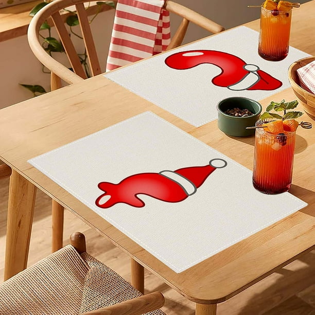 Mantel con Letras Navideñas para Mesas Festivas, Mantel con Diseño de Banderas para El Té, Mantel para Reuniones Festivas y Restaurantes.