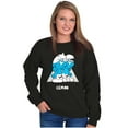 thumbnail image 3 of The Smurfs Gemini Twins Zodiac Sign Sweatshirt for Men or Women Brisco Brands S, 3 of 6