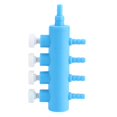 thumbnail image 3 of Plastic Aquarium Water Tube Volume Control Valve Connector Fish Tank Air Splitter Oxygen Pump Accessory4 Way, 3 of 11