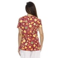 thumbnail image 2 of DreamCrest Women's Scrub Tops Holiday Scrubs Nursing Scrubs (Harvest, Medium, Regular), 2 of 2