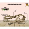 thumbnail image 5 of Correa Táctica Elástica, Con 2 Asas Entrenamiento P/perros, 5 of 5
