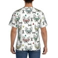 thumbnail image 2 of Naloa Cute French Bulldog Men's T-Shirt Sport T-shirt Men's Basic Tee Casual Men's Shirt, Round Neck, Short Sleeves - X-Large, 2 of 5