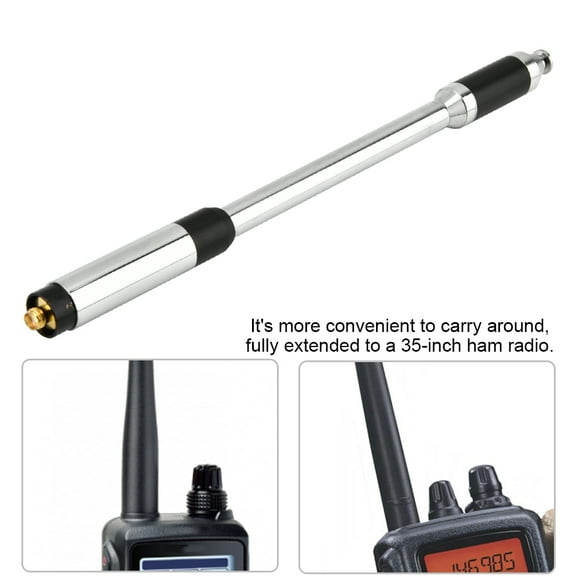 RH770 SMA Female, Ham Antenna High Dsc Alarm System Telescopic Handheld Gain For Talkie