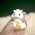 thumbnail image 4 of Handmade Taba Squishy Hamster Ultra Soft Squishy Fidget Toys Silicone Squeeze Toy for Stress Relief ( Hamster ), 4 of 5