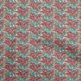thumbnail image 1 of oneOone Cotton Flex Aqua Blue Fabric Animal Skin Craft Projects Decor Fabric Printed By The Yard 40 Inch Wide, 1 of 5