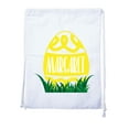 thumbnail image 2 of Personalized Easter Basket Bags, Cotton Drawstring Backpacks Custom Easter Bags - Swirly Egg, 2 of 2
