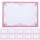 thumbnail image 1 of Inner Paper For Certificate Printing 50 Sheets Red European Style Writable Smooth Edges, 1 of 4