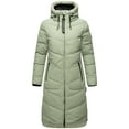 thumbnail image 4 of Marikoo Women's Knee-Length Quilted Winter Jacket with Hood - Benikoo, 4 of 9
