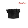thumbnail image 3 of 2Pcs Tall Bakery Chef Hat Waiter Professional Multiple Colors Cook Hats, 3 of 6