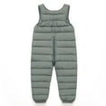 thumbnail image 5 of Shadoumai Winter Thermal Padded Overalls With Detachable Crotch For Baby Toddler Girls Insulated Play Pants, 5 of 5