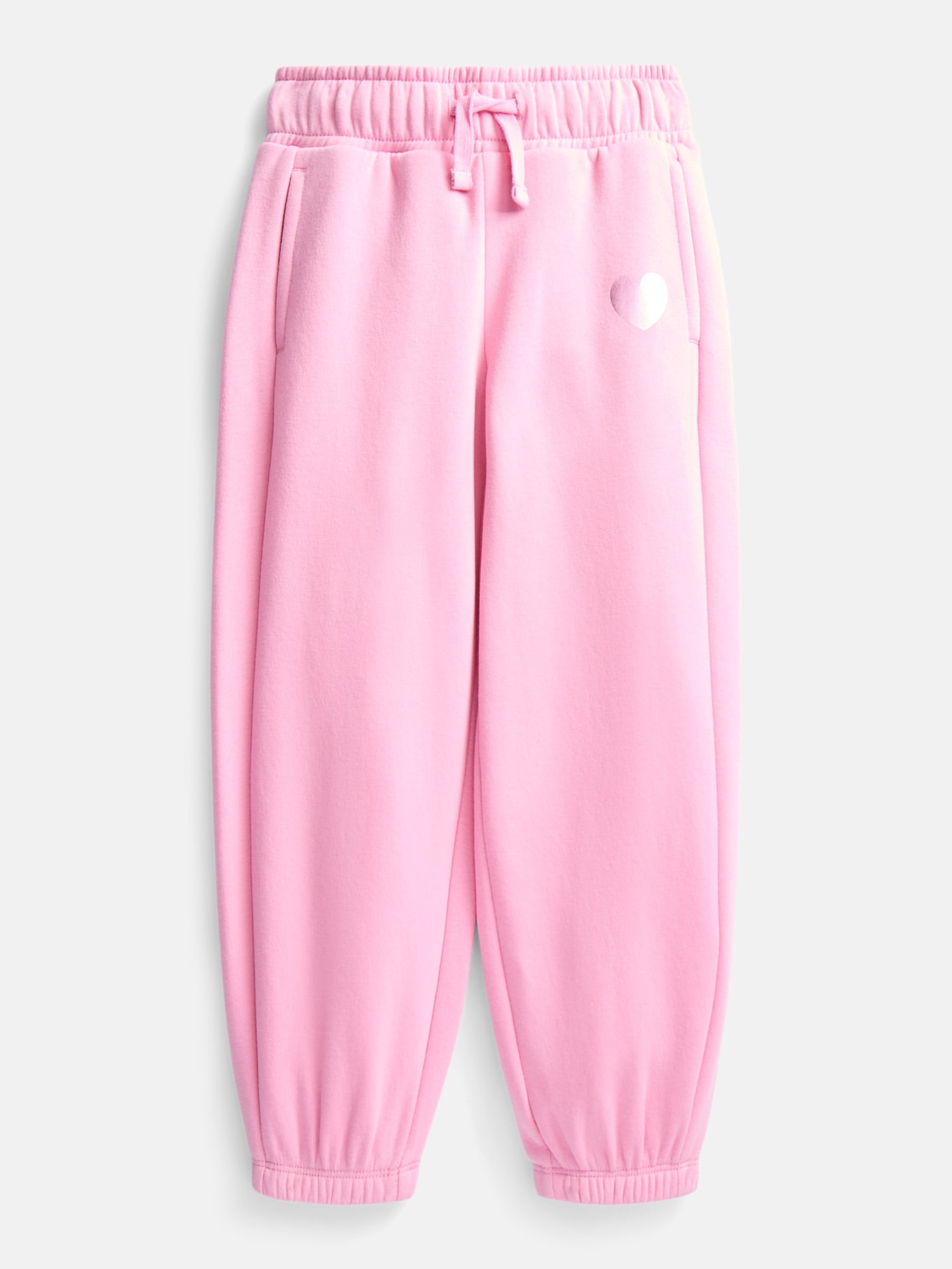 Wonder Nation Girls Fleece Sweatshirt and Jogger Sweatpant, 2 Piece Set, Sizes 4-18 & Plus