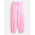 thumbnail image 3 of Wonder Nation Girls Fleece Sweatshirt and Joggers Set, 2 Piece, Sizes 4-18 & Plus, 3 of 5