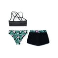 thumbnail image 4 of Sholeno Girls 3 Piece Bikini Swimsuit Summer Beach Tankini Swimwear Quick Dry Surfing Bathing Suit Lily 10, 4 of 7