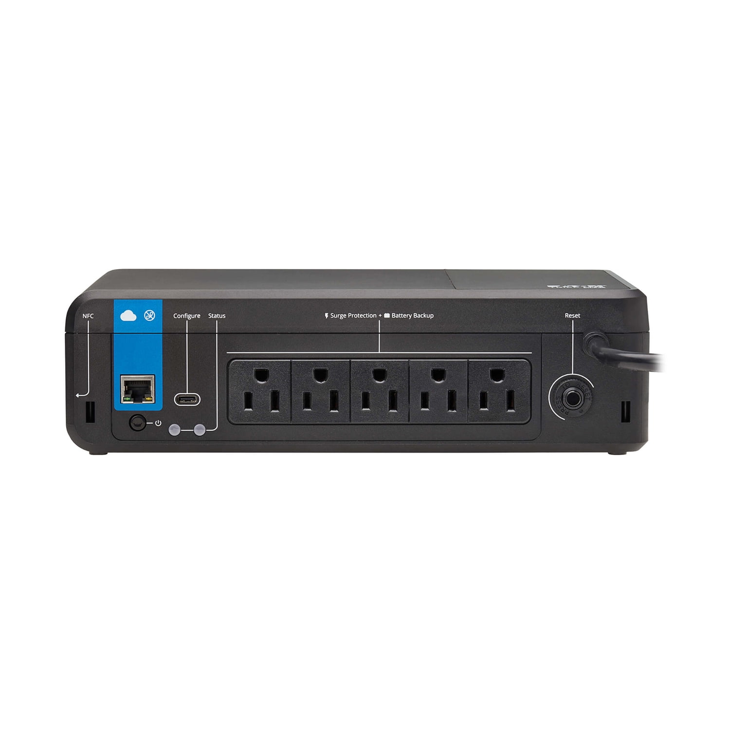 Tripp Lite by Eaton 450-Watt Standby Cloud-Connected Desktop UPS with Remote Monitoring, 5 Outlets, 5-Ft. Cord, BC850RNC