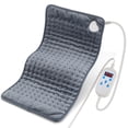 thumbnail image 1 of AFD Heating Pad for Neck and Shoulders, 12"x24" X-Large Electric Heating Pads for Back Pain Relief with 9 Temperature Settings,Machine-Washable Auto Shut-off, Gray, 1 of 9