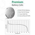 thumbnail image 3 of LiCB CR 1632 Battery CR1632 3V Lithium Coin Battery (20 Pack), 3 of 8