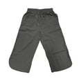 thumbnail image 6 of Women's Casual Solid Color Drawstring Sports Capri Pants, 6 of 6