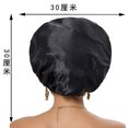 thumbnail image 4 of Double Layer Silk Sleep Cap for Hair Protection Overnight, Adjustable Bathing Cap for Nighttime Hair Care, Perfect Hair Maintenance Accessory for Daily Use and Special Occasions, 4 of 4