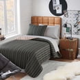 thumbnail image 4 of Campus Comforts by New Sega Home 2-Piece Reversible Quilt Set, Brown, Twin-XL, 4 of 8