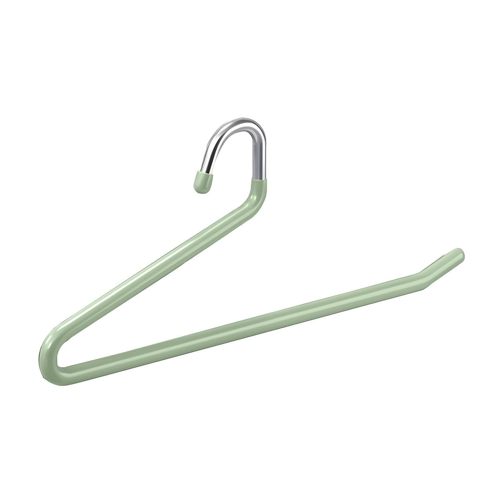 Open Ended Pants Hangers, Heavy Duty Non Slip for Closet, Space Saving Trouser Hangers, Non Marking Contoured Hangers, Metal Pant Hanger for Jeans, Trouser, Leggings, Slacks, Underwear