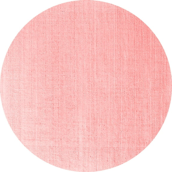 Ahgly Company Indoor Round Oriental Red Industrial Area Rugs, 4' Round