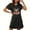 Black, variant on Sakmal Oversized Mumu Nightgowns for Women Breathable Christmas Black Ultra-Soft Loungewear Reindeer Print Short Crew Neck Short Sleeve Nightgowns S-2XL