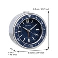 thumbnail image 4 of Despertador Seiko Mai para dormitorio, color azul metalizado, con alarma LED, 4 of 6