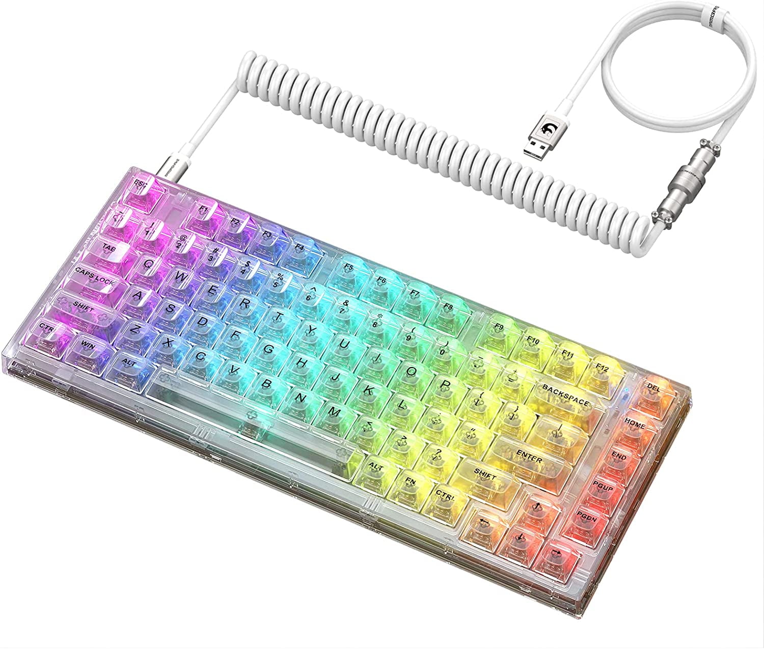 XINMENG X75 Hot Swappable Wired Mechanical Keyboard with Keycap
