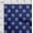 Bleu Royal, variante sur oneOone Tissu en Mousseline de Viscose, Tissu à Imprimé Kasuri Carré au Mètre, 42 Pouces de Large