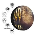 thumbnail image 5 of Gaeub Happy New Year 14-17in Tire Cover, Spare Tire Cover, for Camper Caravan, Trailer, Car, Truck, SUV, Jeep - 14 inch, 5 of 9