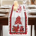 thumbnail image 3 of Table Runners 72 Inches Long Dress Scarves, Valentine's Day Farmhouse Kitchen Table Runner, Coffee Tablerunners, Romantic Roses Love Heart Gnomes Vintage 14x72 Inch, 3 of 9