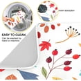 thumbnail image 2 of Absorbent Dish Drying Mat Autumn Pumpkins Fall Leaves Thanksgiving Day Kitchen Counter Mat Protector,Reversible,Medium 18 x 16 Inches, 2 of 6