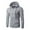 A-Light Gray, variant on Puliio MenâS Hoodies Long Sleeve Solid Color Sweatshirts Pullover Casual Comfortable Loose Hoody Hooded Fall Winter Oversize Cardigan Capped Tops