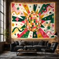 thumbnail image 6 of Stylized Disco Ball With As, Mystical Fantasy for Space Lovers, Galaxy Room Decor Statement Accent, Housewarming Gift, Tapestry Wall Hanging for Bedroom and Dorm, 6 of 7