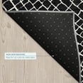 thumbnail image 5 of Addison Rugs Chantille Indoor/Outdoor Transitional Geometric Black Machine Washable Rectangle Rug, 8' x 10', 5 of 8