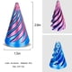 thumbnail image 5 of Juguete Espiral Impreso en 3D Que Pasa A Través Del Escritorio Pirámide () Azul Púrpura, 5 of 5