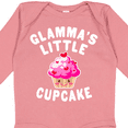 thumbnail image 4 of Inktastic Glammas Little Cupcake Girls Long Sleeve Baby Bodysuit, 4 of 5