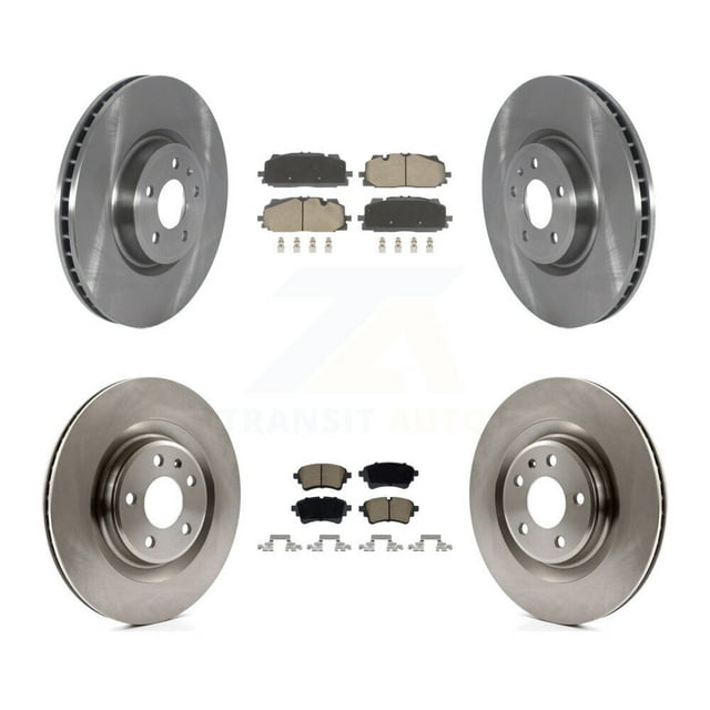 CMX Front Rear Disc Brake Rotors and Ceramic Pads Kit for Car Audi S5 SQ5 Sportback S4 K8C-103581