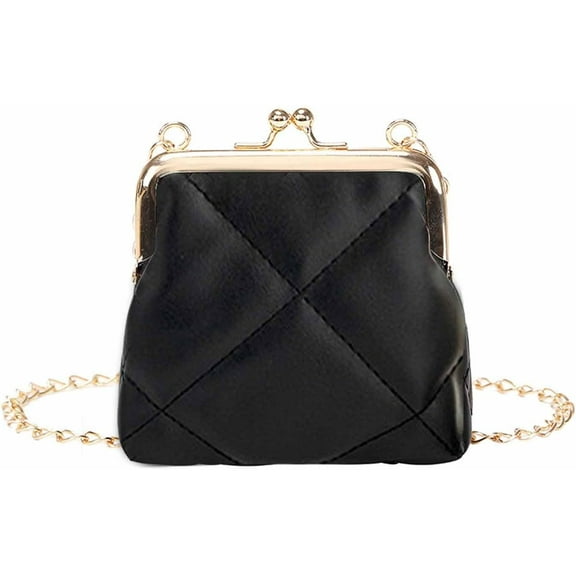 1 Pcs Women Kiss Lock Purses and Handbags Vintage Purses Wallet Crossbody Bag Handbag